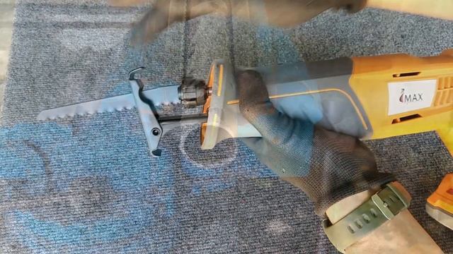 IMAX เลื่อยชักไร้สาย 20V รุ่น IMRS20 ตัดได้ครบ ทั้งเหล็ก ไม้ พีวีซี  (IMAX Reciprocating Saw)