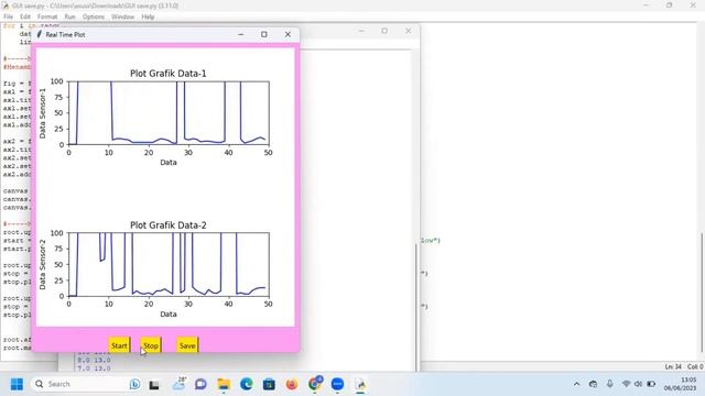 Elektronika Lanjut || GUI Real Time Plot Dua Data Sensor Berbasis Python 3 смотреть онлайн