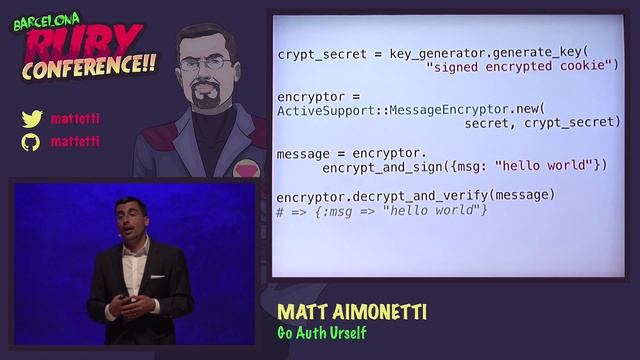 Matt Aimonetti - Go Auth Urself смотреть онлайн