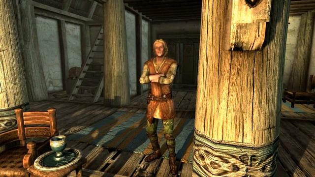 Skyrim Funny Moment! Mikael Sings Ragnar The Red To A Empty Inn!! смотреть онлайн