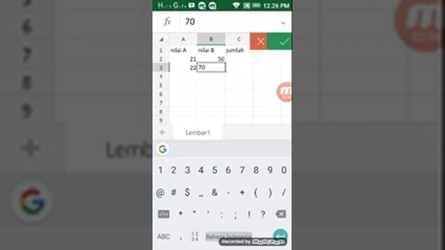 Tutorial menggunakan microsoft excel pada operasi penjumlahan di android смотреть онлайн