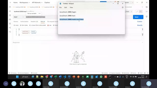 Part 115 JWT Authentication Creating new access token in Node JS смотреть онлайн