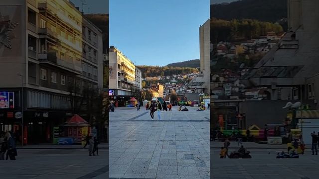 Прогулка по Ужице (Сербия) смотреть онлайн