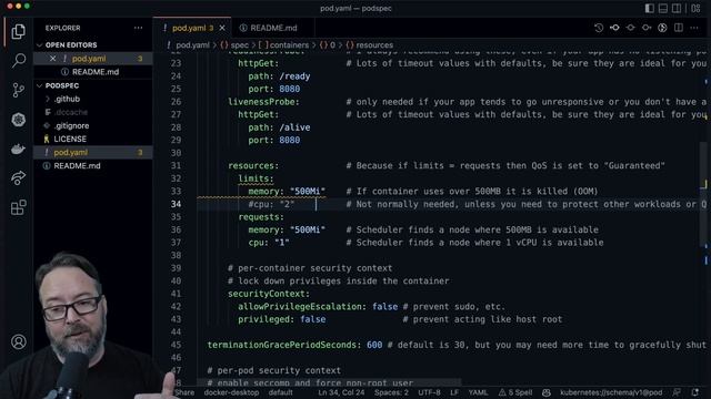 Kubernetes Pod Spec: Better Defaults & Security смотреть онлайн