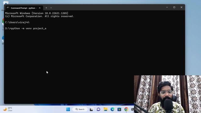 #43 virtual environment in python | virtualenv | venv in python | viraj_py смотреть онлайн