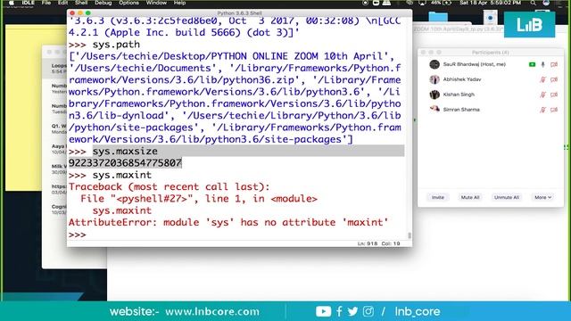 #14 : Understanding time, datetime and sys Libraries in Python смотреть онлайн