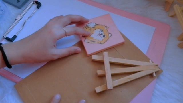 ? packing commission orders | mini canvas painting смотреть онлайн