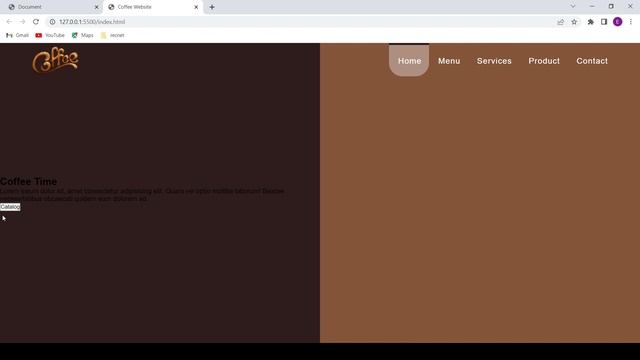 How to Create Coffee Website Using Only HTML & CSS For Beginners | Step by Step Hindi Tutorial смотреть онлайн