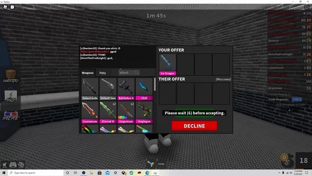 Trading Ice Dragon for Deathshard (Murder Mystery 2) смотреть онлайн