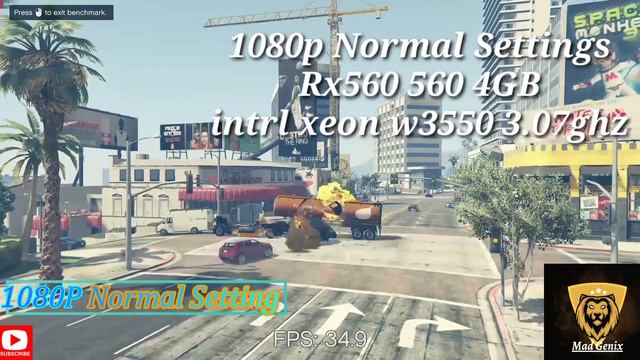 RX 560 4GB: GTA V Performance, Benchmarks Pc