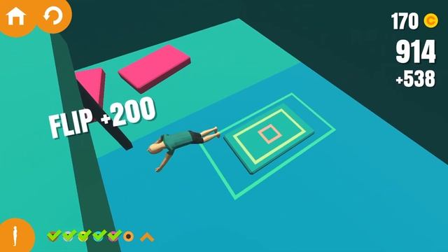 FlipTrickster - Land outside the target on every jump смотреть онлайн