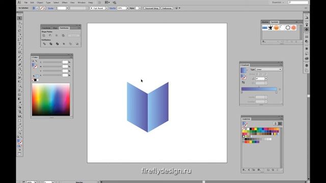 Урок 3. Часть 1. Градиенты. "Компьютерная графика в Illustrator". смотреть онлайн