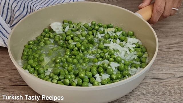 The Most Delicious Pea Meal Recipe | Olive Oil Pea Recipe | Enable Subtitles ⚙