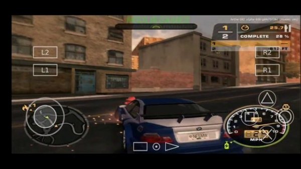 AetherSX2 PS2 Emulator For Android - Need For Speed Most Wanted Black Edition Gameplay