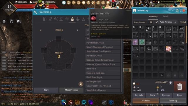 BDO│QUEST - Nothing Beats Food - TINY NOSE - How to acquire his "Deliciously Cooked Wolf Meat" Food смотреть онлайн