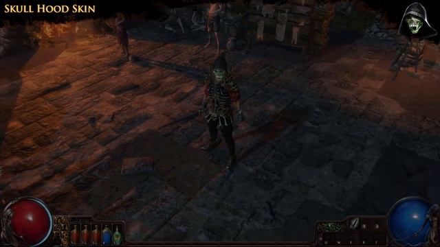 Path of Exile - Skull Hood Helmet Skin смотреть онлайн