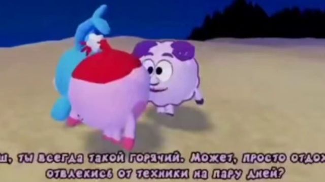 Крош сломал Айпад, нарезка тик ток нейрошарики !маты!