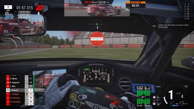 #93 Assetto Corsa Competizione - Suzuka Circuit - 10 Min Race - Bentley Continental GT3 смотреть онлайн