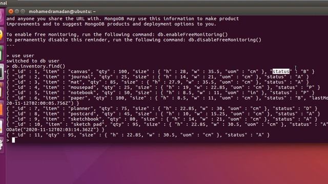 16 تعديل البيانات في قواعد البيانات MongoDB Database NoSql Update смотреть онлайн