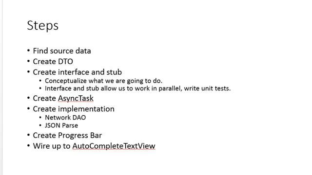 Populating AutoCompleteTextView: Overview смотреть онлайн