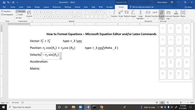 Easy Equation Formatting - Equation Editor and Latex Shortcuts смотреть онлайн