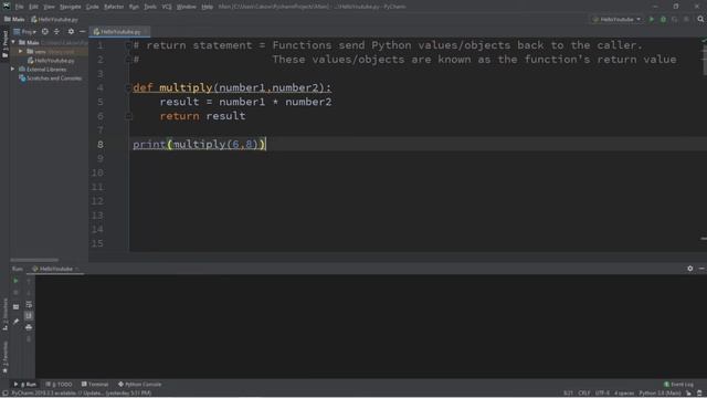 Python Return Statement ?