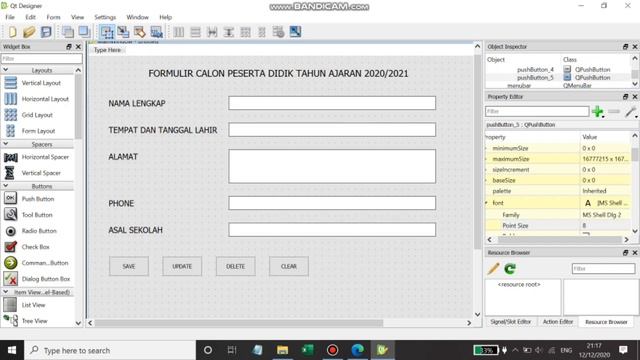 Membuat Formulir Calon Siswa dengan PyQt, PyMySQL dan XAMPP смотреть онлайн