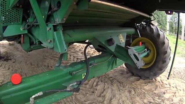 Ремонт комбайн Джон 1470, прошли ТО-Мазу. Сделали прицеп возить зерно. смотреть онлайн