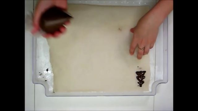 Как сделать украшение для торта из шоколадных елочек смотреть онлайн