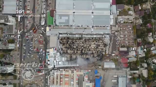 Рынок «Темерник» после пожара смотреть онлайн