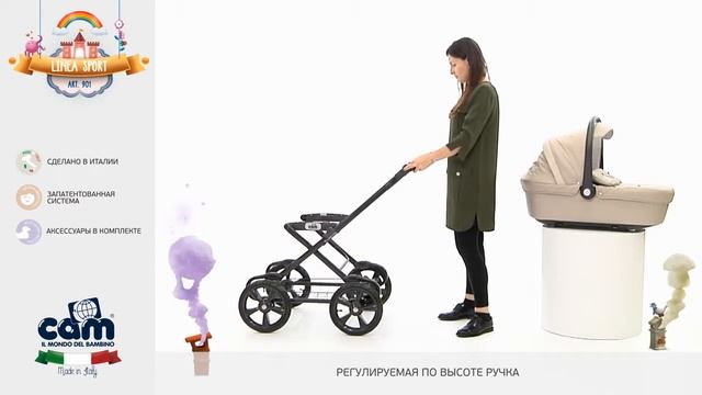 Коляска LINEA SPORT смотреть онлайн