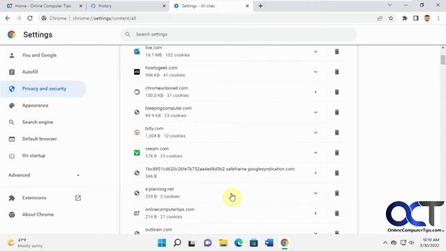 How to Manually Delete Website Specific Data and Cookies from Google Chrome смотреть онлайн