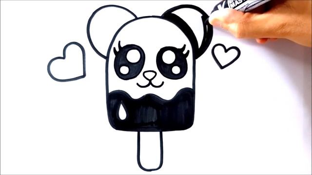 DRAWING AND COLORING ICE CREAM EASY STEP BY STEP смотреть онлайн