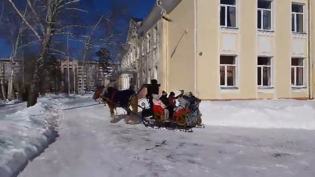 Масленица катание смотреть онлайн
