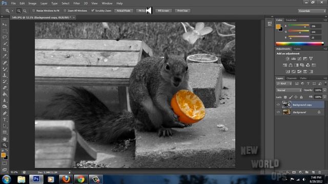 Adobe Photoshop CS6 - Color Splash Effect - [ Beginners ] смотреть онлайн