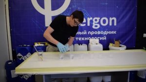 Заливка двери эпоксидной смолой