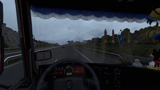 Euro Truck Simulator 2 | ETS2 1.43 |Renault Premium Low Deck | Marsilia (F) to Foix (F) смотреть онлайн