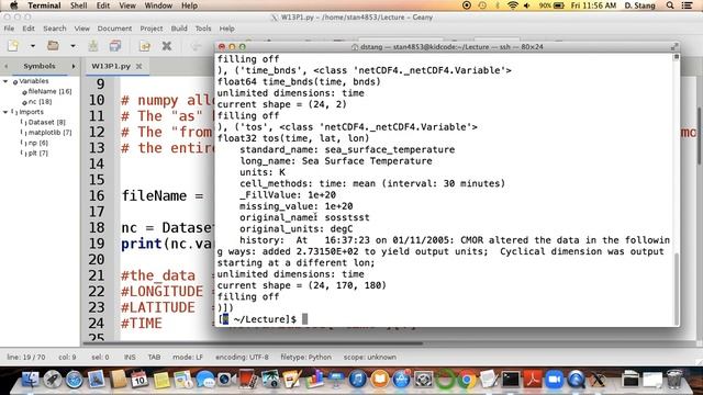 METR1313 - Week 13 - Segment 3: Accessing NetCDF Data - Python Program Approach смотреть онлайн