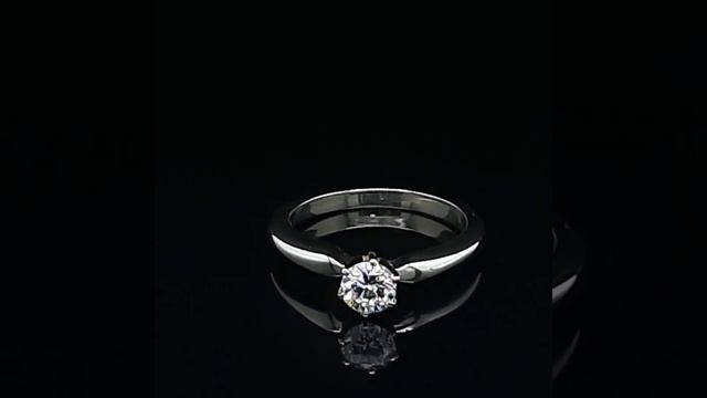 14Karat white gold diamond ring смотреть онлайн