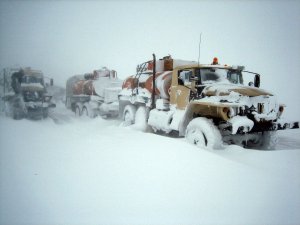 Автозимник. Экстремальное испытание грузовиков на ЗИМНИКЕ.
