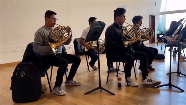 French horn secction Strauss Mexico смотреть онлайн