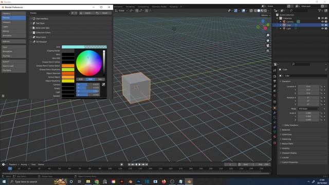 Blender how to change grid color смотреть онлайн