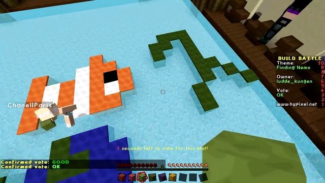 Minecraft Build Battle - Finding Nemo and Aladdin смотреть онлайн