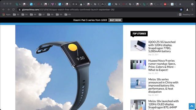 OPPO Watch Free Officially Confirmed to Launch On September 26 смотреть онлайн