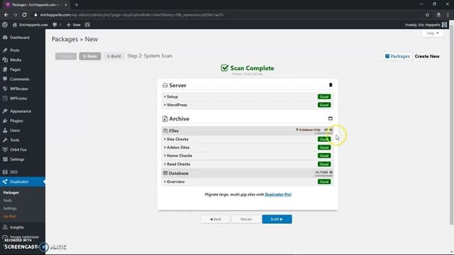 WP Plugin Tutorial: How to Create a Backup or Clone a WordPress Website with Duplicator - Pt. 2 смотреть онлайн