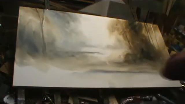 Painting landscape - part 1- M.Lang смотреть онлайн