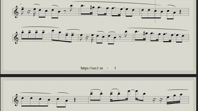 Syntheticsax - Blue Canary (Vincent C. Fiorino cover) Sheet Music for Saxophone Alto & Backing Trac смотреть онлайн