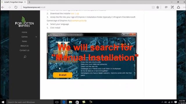 how to install age of empires 2 HD & Forgotten Empires on windows 10 смотреть онлайн