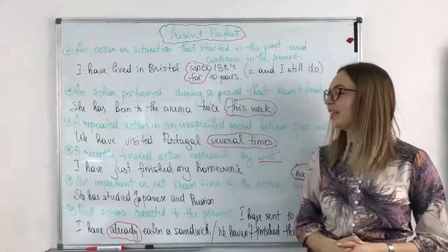 Present Perfect - Usage смотреть онлайн