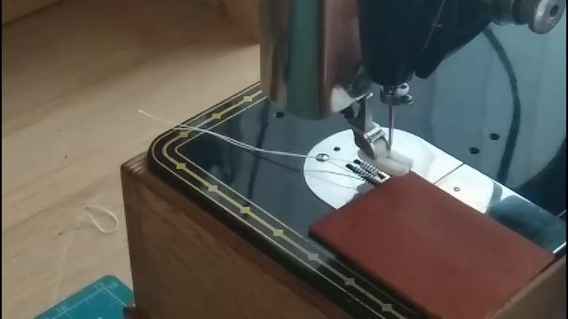 Кёхлер 50 класс ,проба шить вручную,кожа. смотреть онлайн
